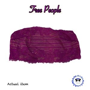 Free People Intimately Camilla Strapless Bra, Deep Orchid, Small